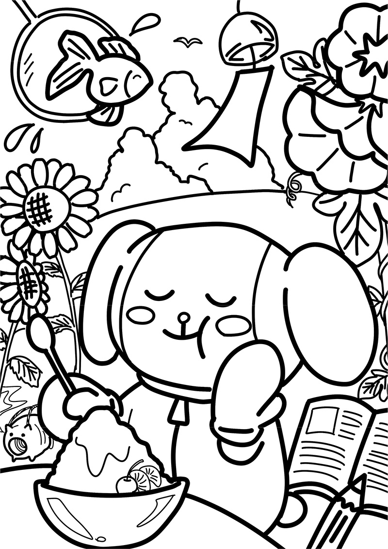 えるちゃんぬりえ第3弾！ | エルハウジング